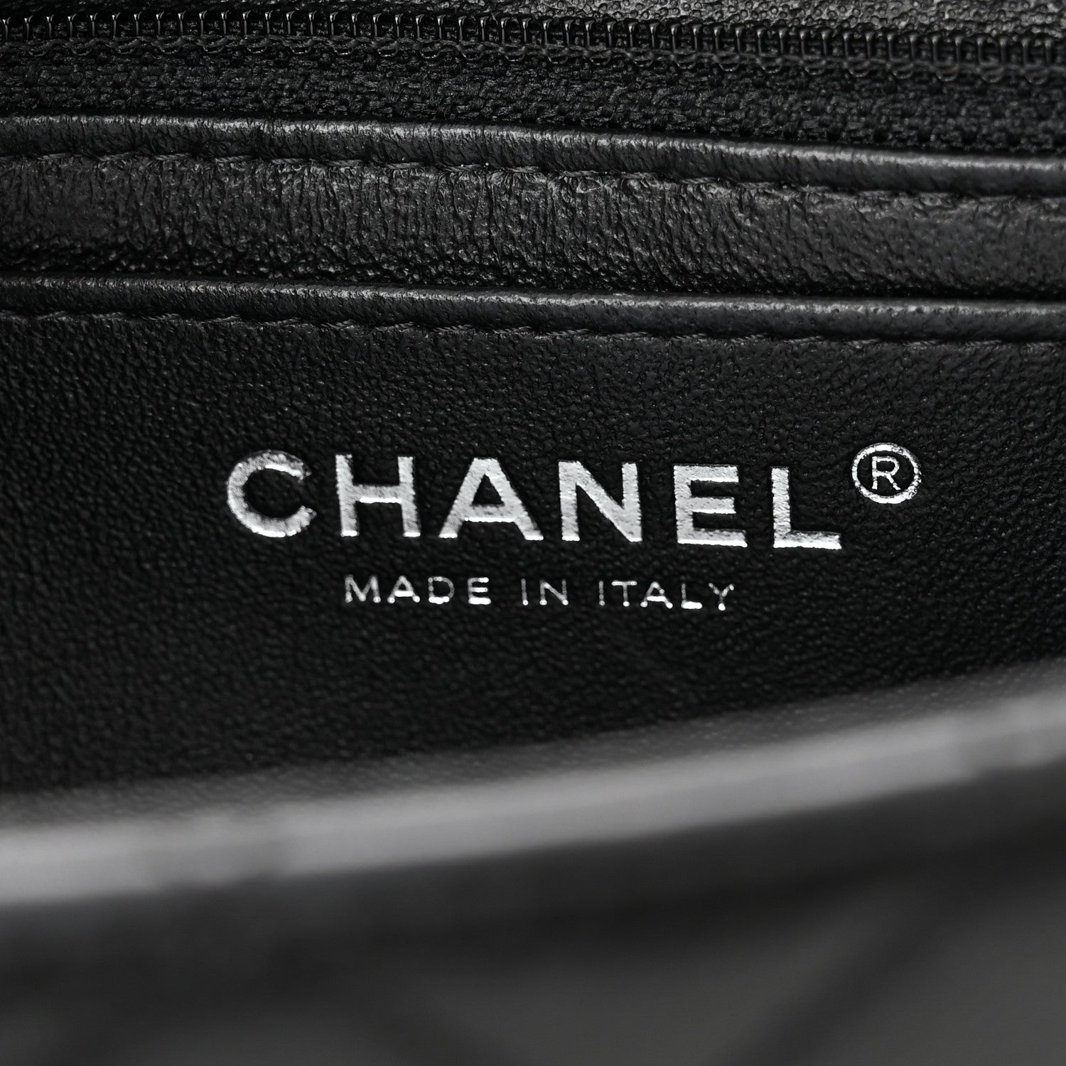 Chanel Lambskin Quilted Mini Rectangular Flap Black 6 of 10