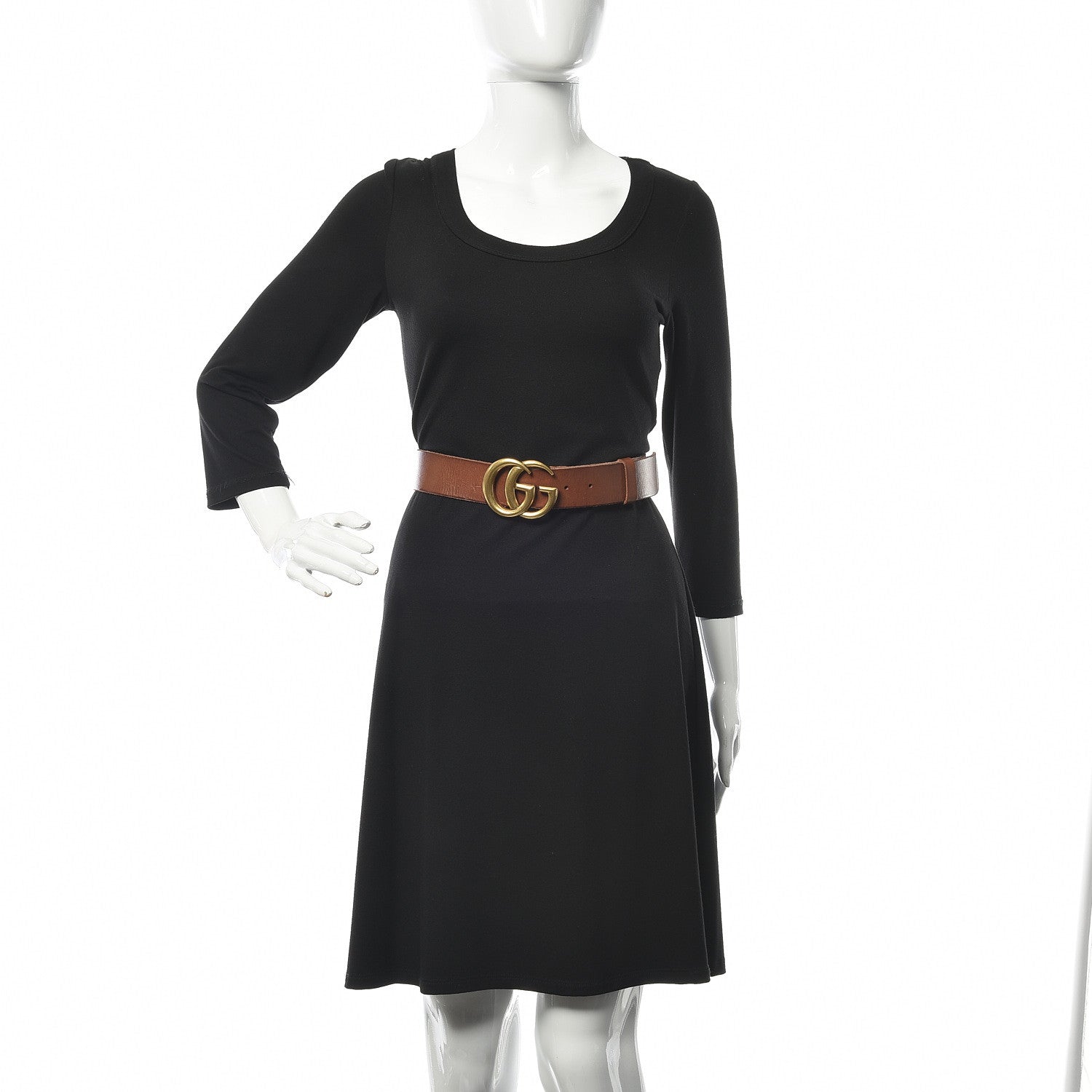 Gucci Faded Calfskin Double G 40mm Belt 105 42 Cuir 2 of 5