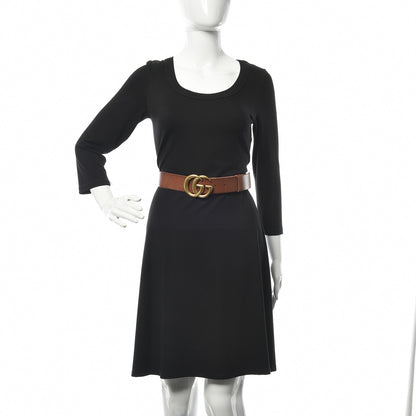 Gucci Faded Calfskin Double G 40mm Belt 105 42 Cuir 2 of 5