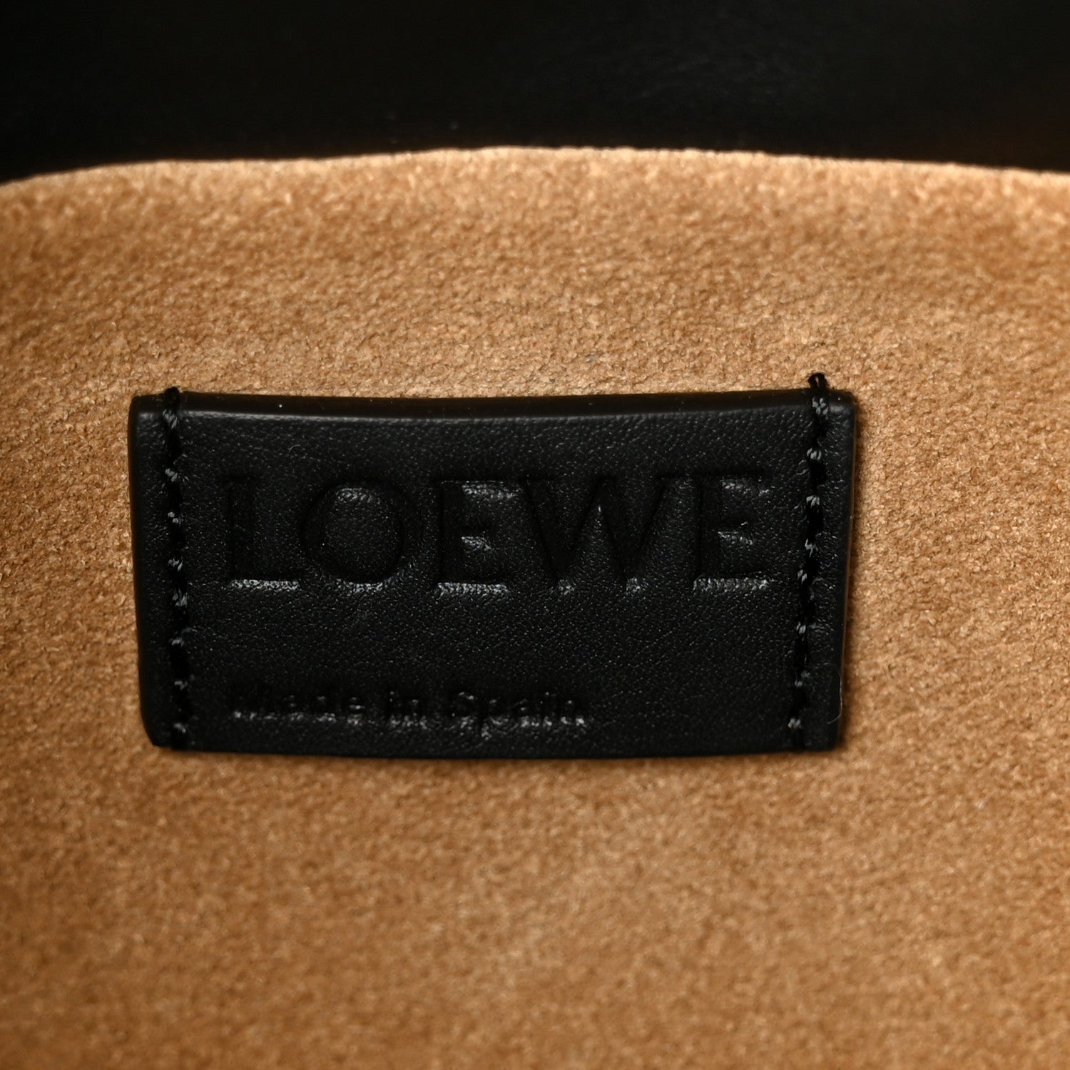 Loewe Calfskin Mini Coil Flamenco Clutch Black 6 of 11