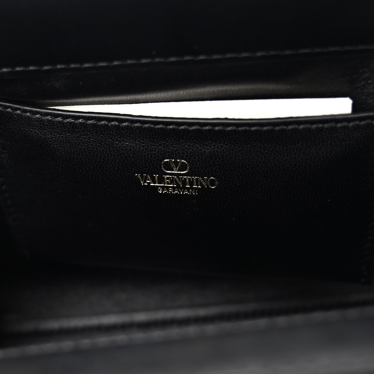 Valentino Garavani Calfskin Mini Logo Crossbody Tote Black 6 of 9