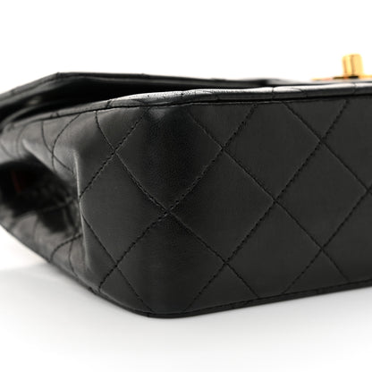 Chanel Lambskin Quilted Small Double Flap Black 10 of 15