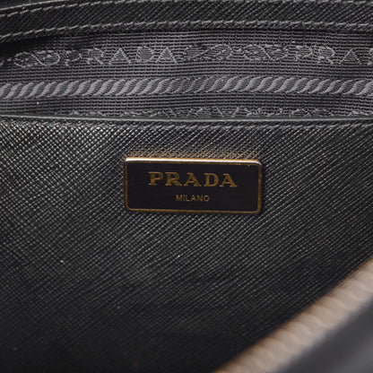 Prada Saffiano Medium Galleria Double Zip Tote Black 7 of 12