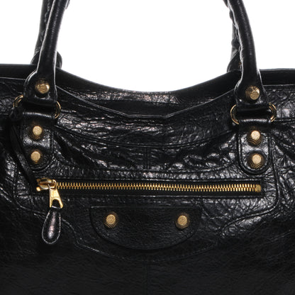 Balenciaga Agneau Giant 12 Gold Hardware Part Time Black 9 of 9