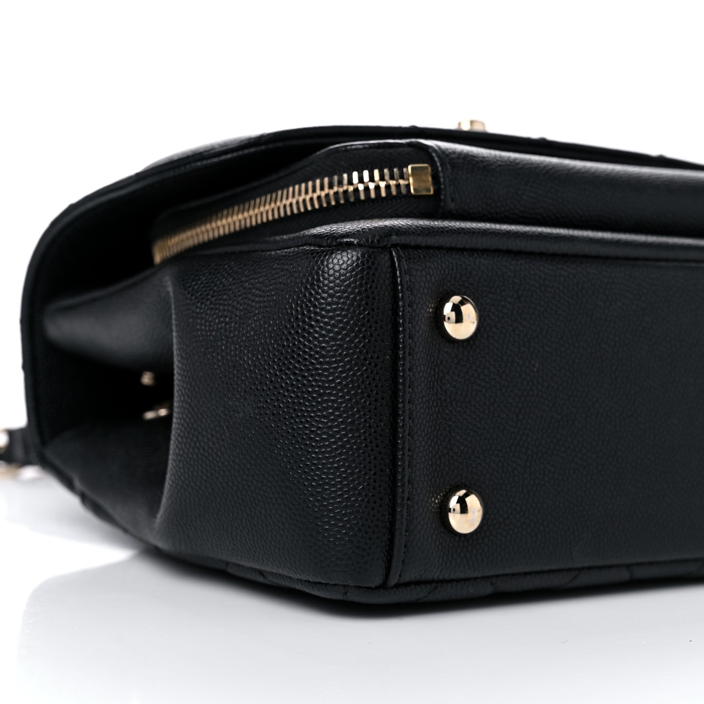 Caviar Quilted Small Business Affinity Flap Black