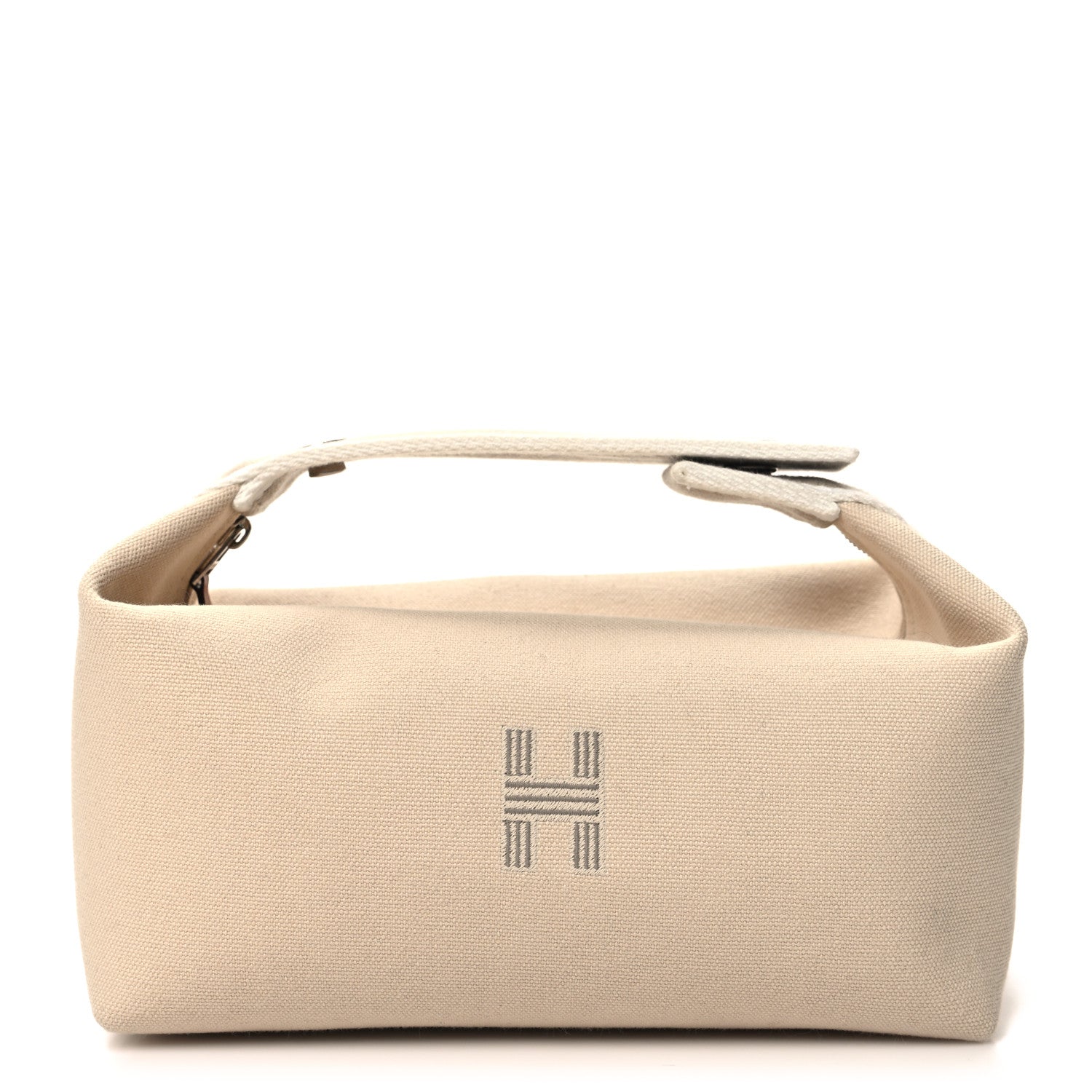 Hermes Canvas Small Bride-A-Brac Pouch Natural 1 of 6