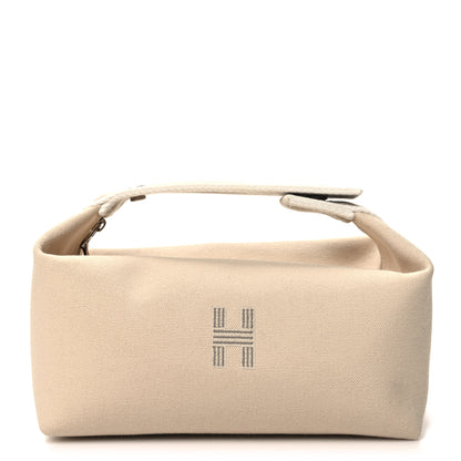 Hermes Canvas Small Bride-A-Brac Pouch Natural 1 of 6