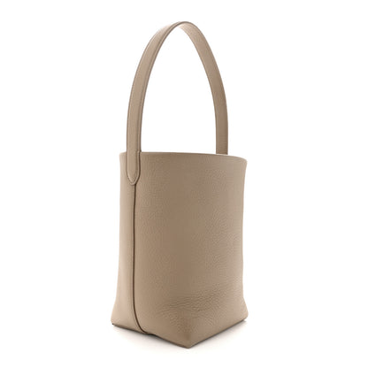 The Row Grained Calfskin Small N/S Park Tote Dark Taupe 3 of 10
