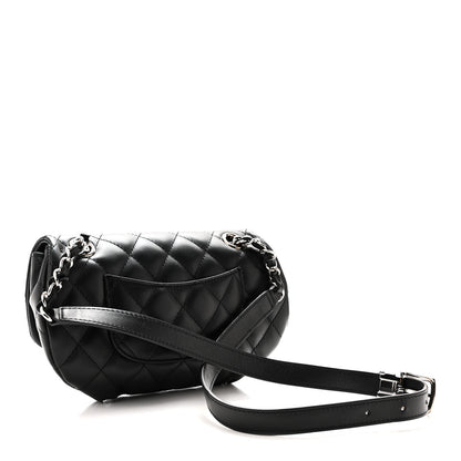 Chanel Calfskin Quilted CC Uniform Flap Belt Bag Black 3 of 10