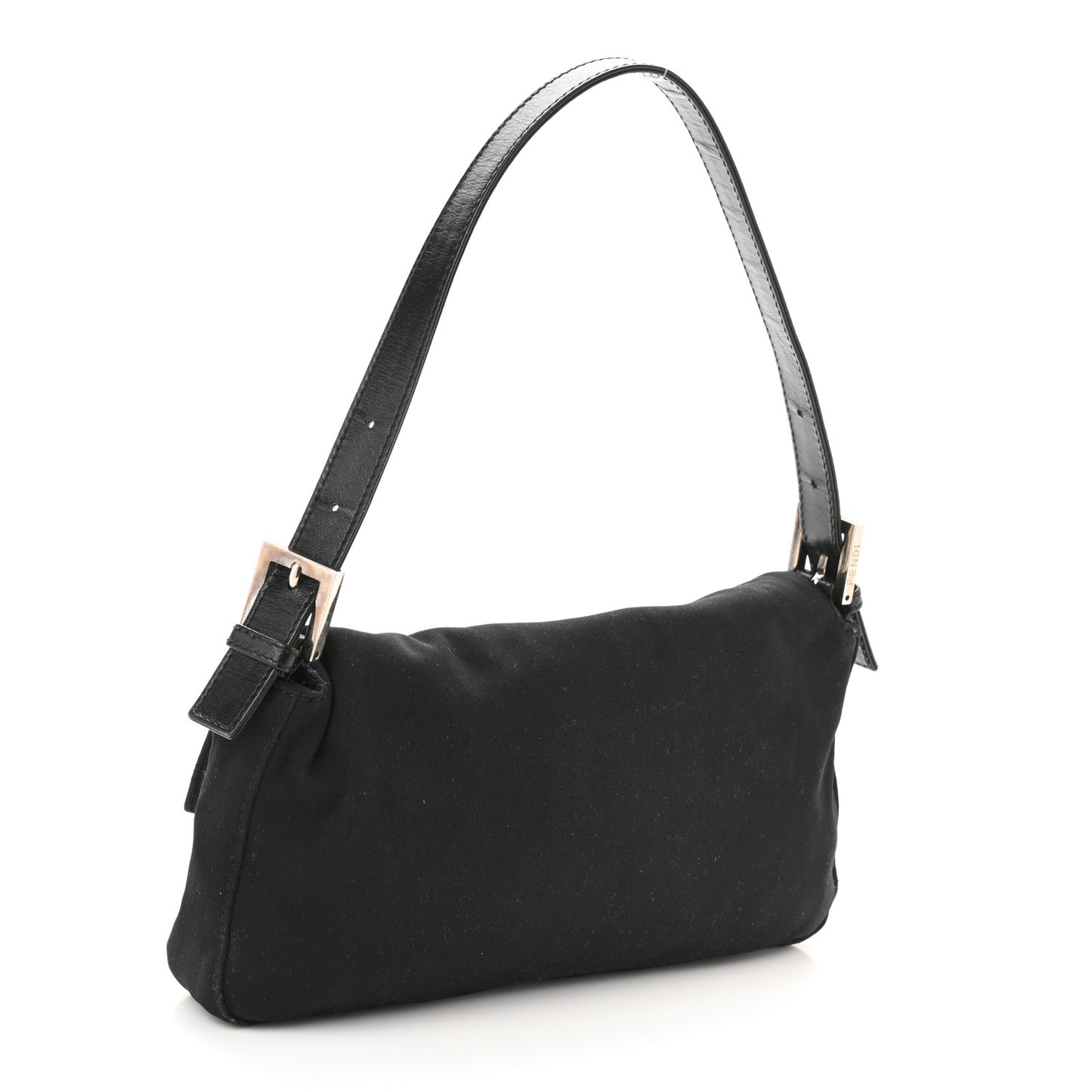 Nylon Baguette Bag Black