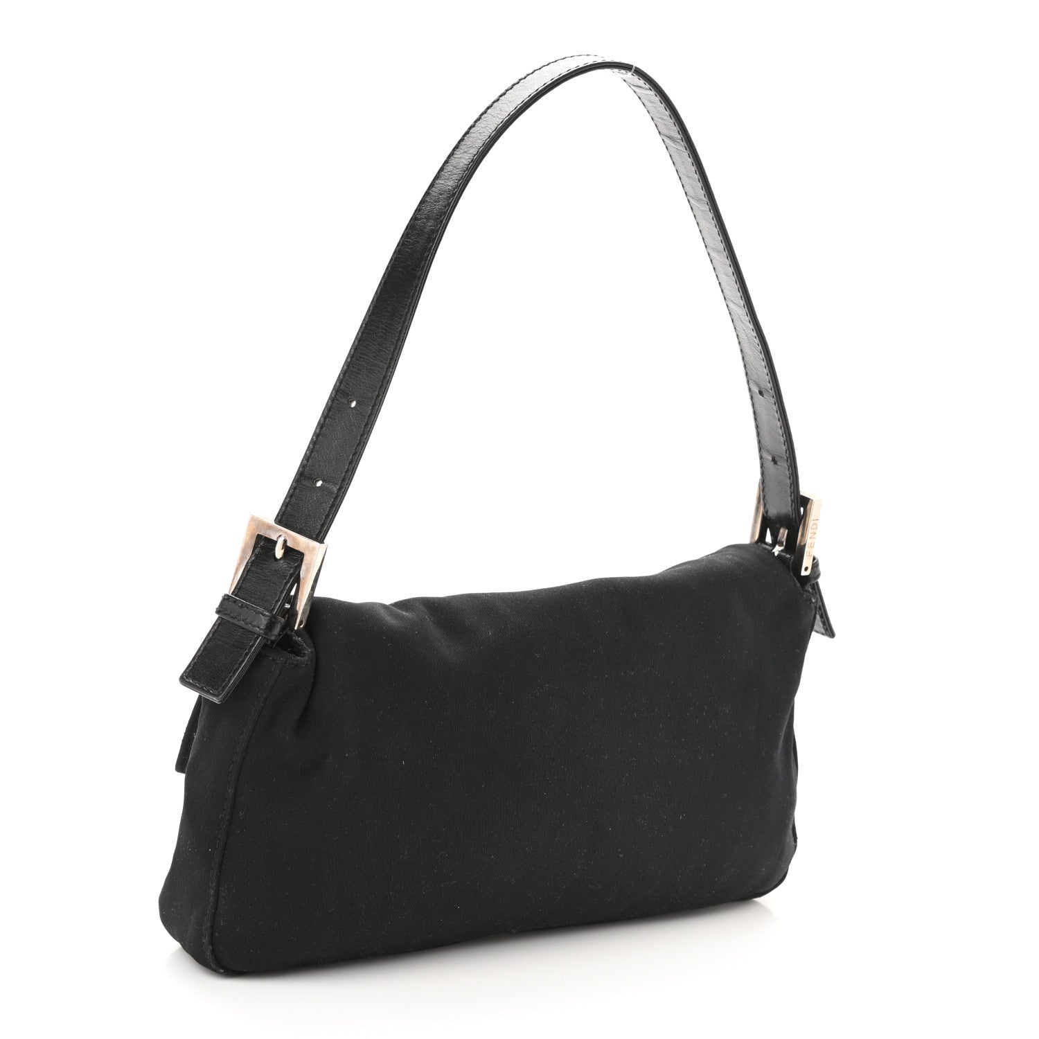 Fendi Nylon Baguette Bag Black 3 of 8