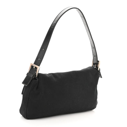 Fendi Nylon Baguette Bag Black 3 of 8