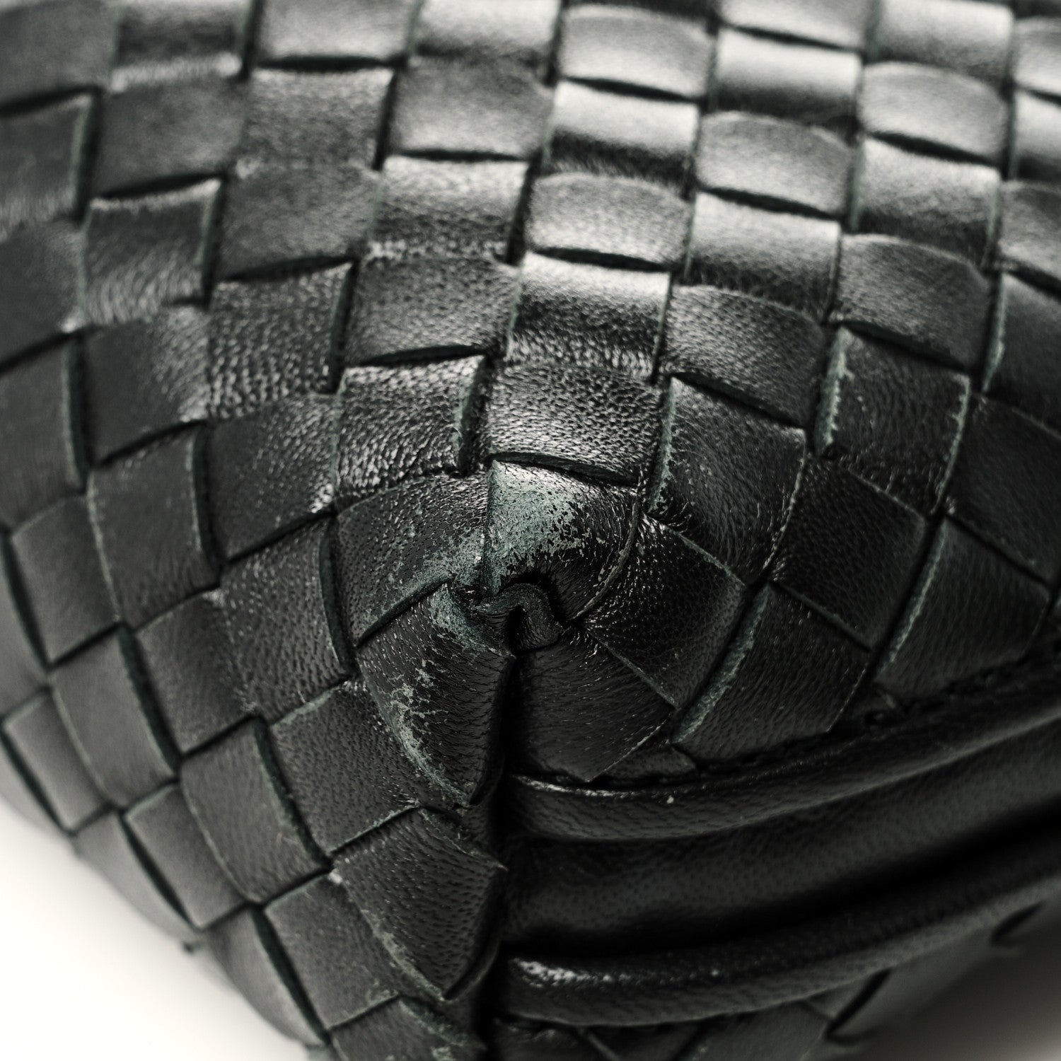 Bottega Veneta Nappa Intrecciato Nodini Crossbody Messenger Black 12 of 14