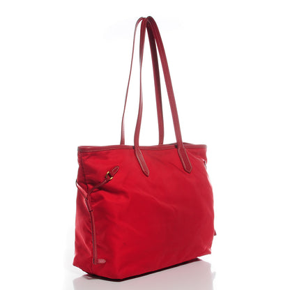 Prada Tessuto Saffiano Tote Rosso 3 of 11