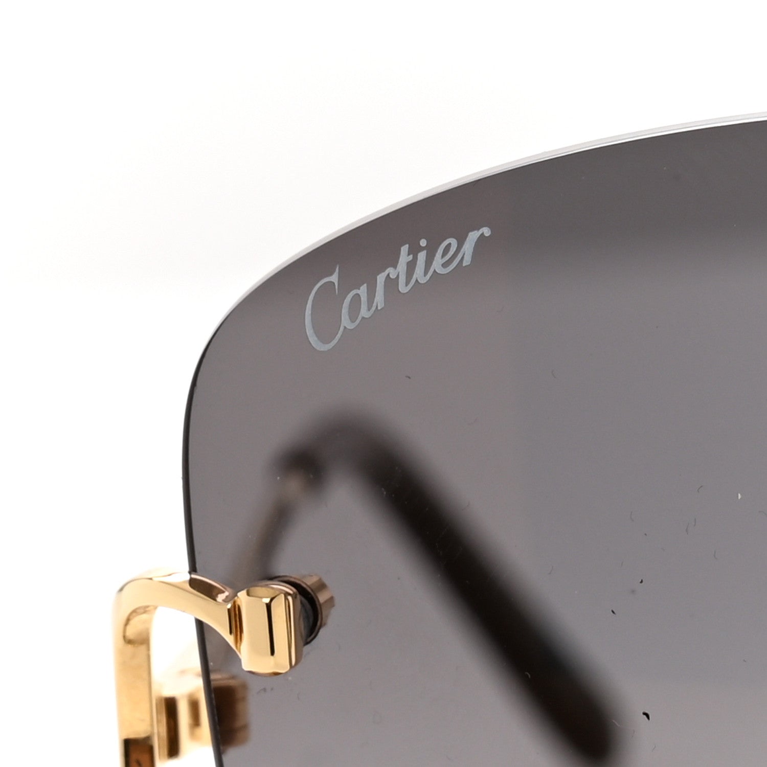 Cartier Metal C Decor Sunglasses CT0037RS Gold 7 of 8
