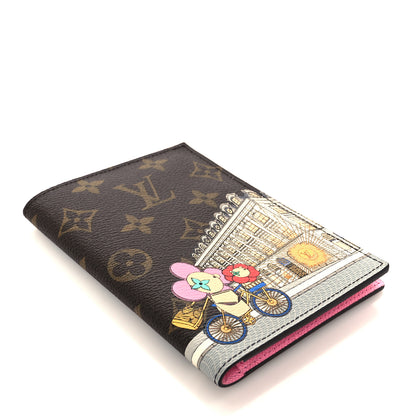 Louis Vuitton Monogram 2022 Christmas Animation Paris Passport Cover Pink 4 of 8