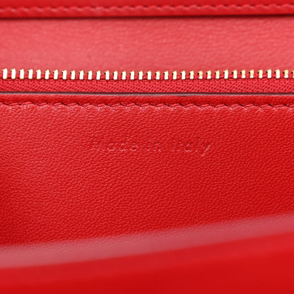 Celine Box Calfskin Medium Classic Box Flap Bag Red 7 of 11