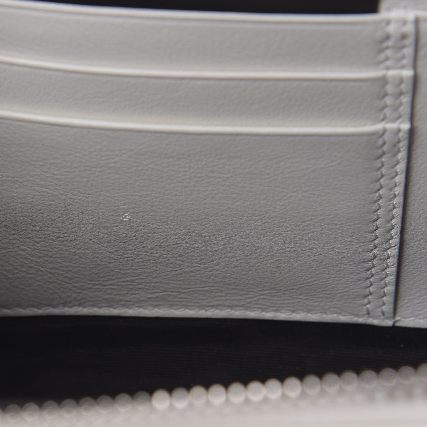 X DANIEL ARSHAM Grained Calfskin Newspaper Messenger White