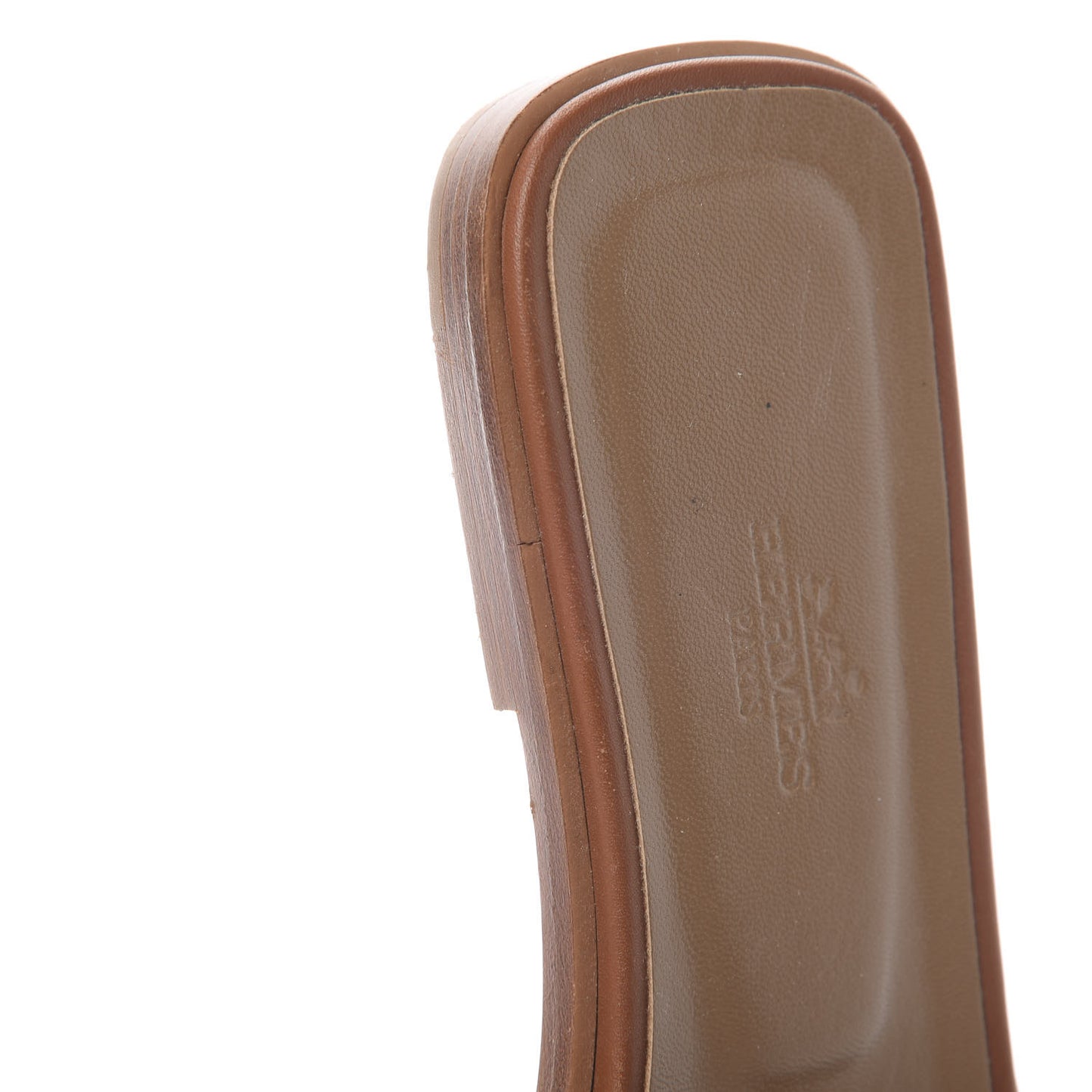 Box Calfskin Oran Sandals 38 Gold