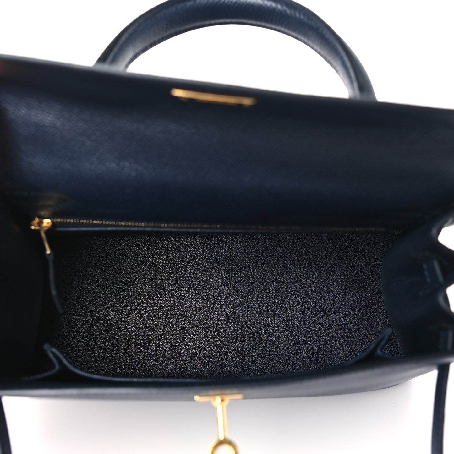 Epsom Kelly Sellier 25 Bleu Indigo