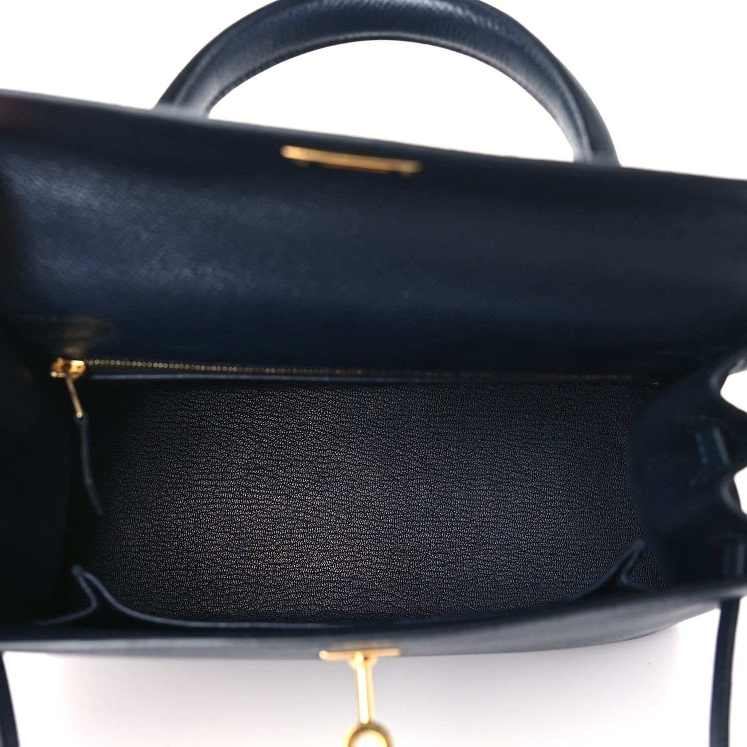 Hermes Epsom Kelly Sellier 25 Bleu Indigo 5 of 10
