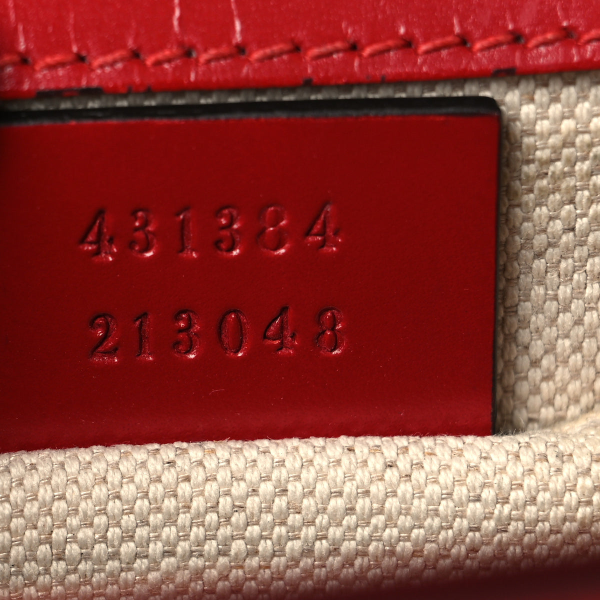 Knight Calfskin Small GG Marmont Chain Handle Bag Hibiscus Red