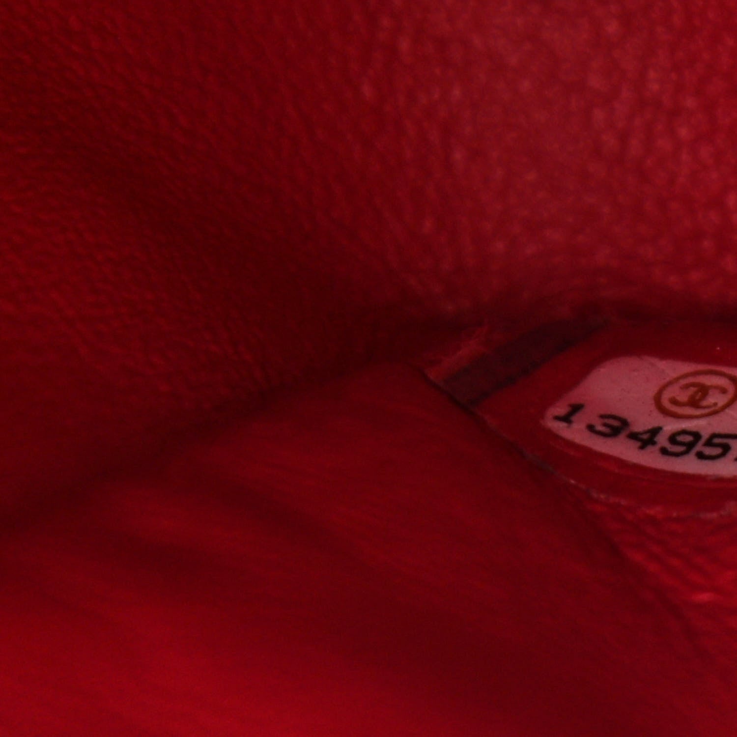 Chanel Lambskin Chevron Quilted Maxi Single Flap Red 7 of 12