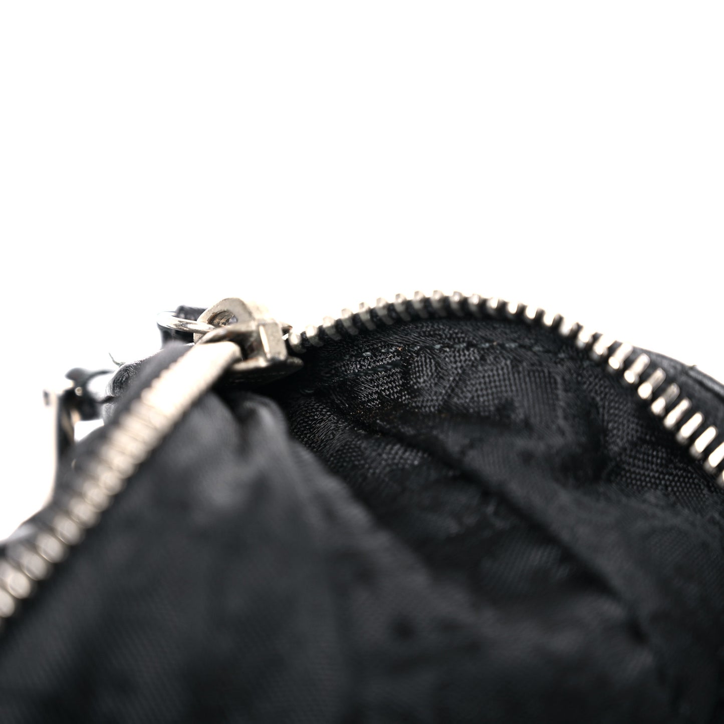 Grained Calfskin Cannage Hobo Black