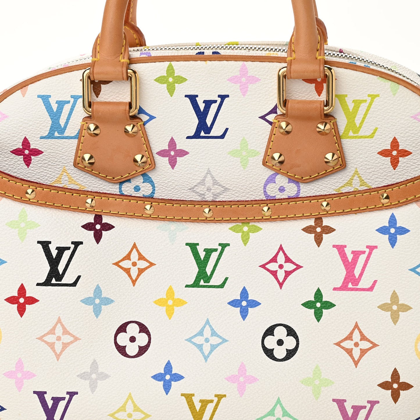Monogram Multicolor Trouville White