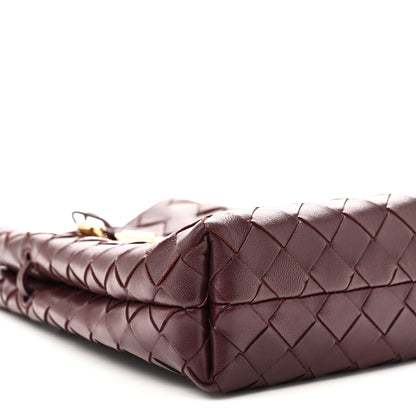 Bottega Veneta Nappa Intrecciato Andiamo Phone Pouch Deep Mahogany 8 of 10