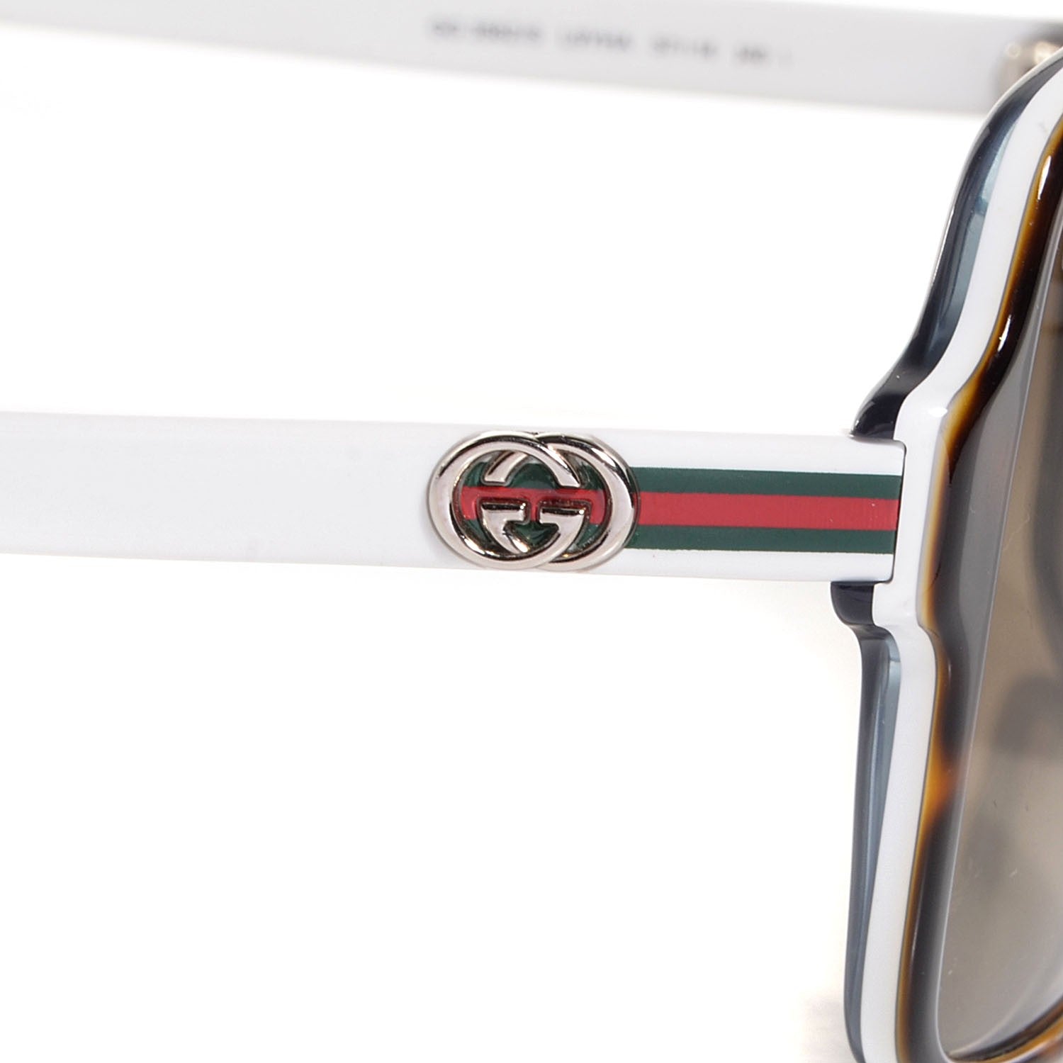 Gucci Web Sunglasses 3582/S Tortoise White 3 of 5