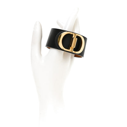 Christian Dior Calfskin 30 Montaigne Bracelet L Black 2 of 4