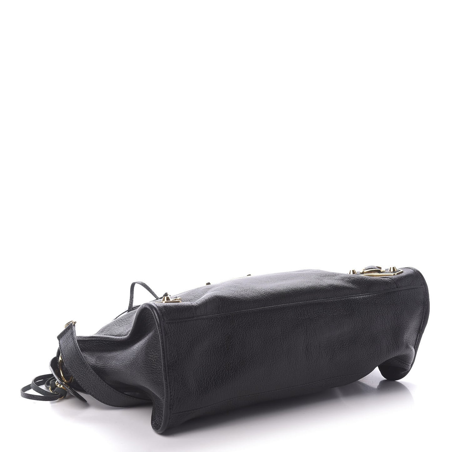 Chevre Gold Metallic Edge Hardware City Black