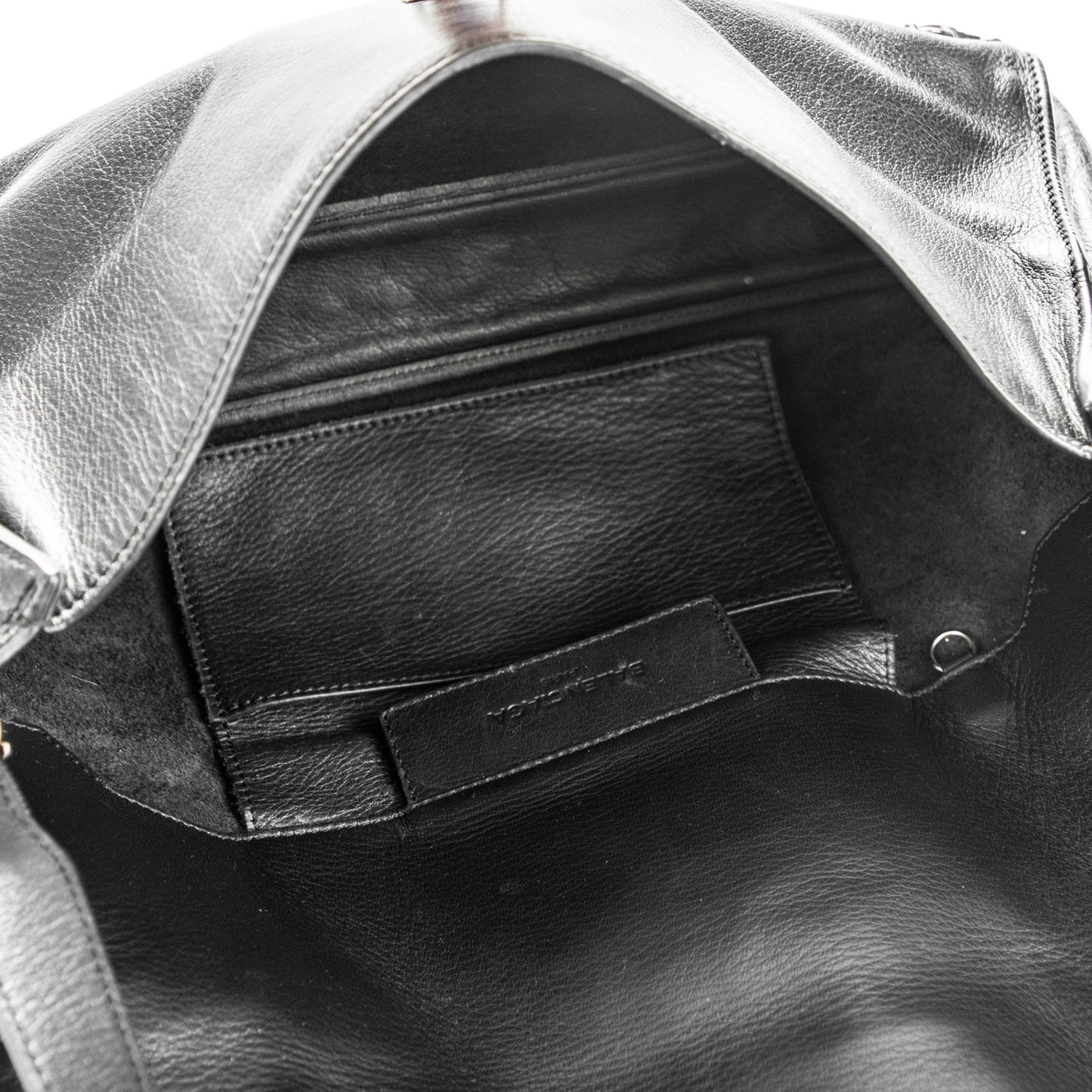 Calfskin Papier Sight Clutch Black