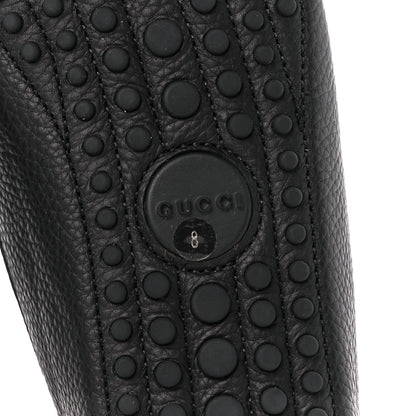 Gucci Calfskin Web Mens Horsebit Driver Loafers 8 Black 6 of 9