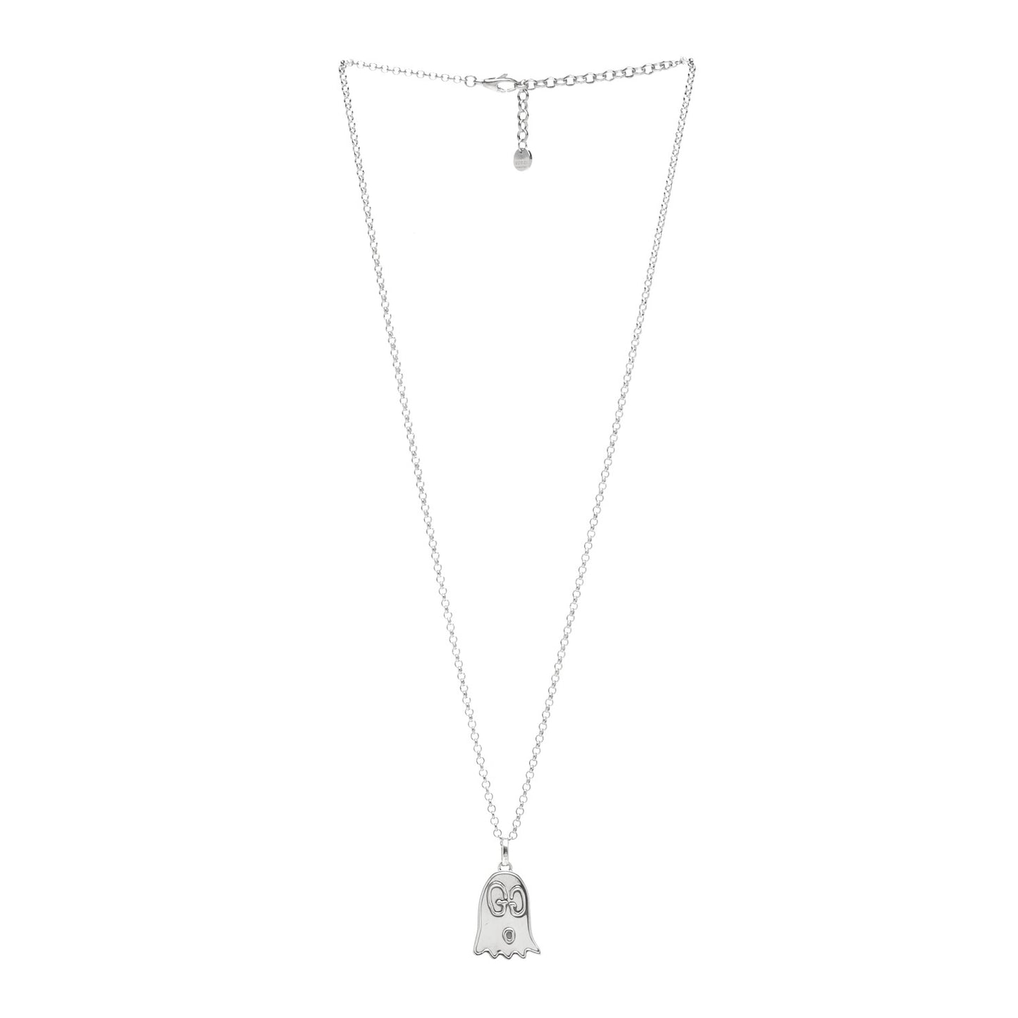 Sterling Silver GucciGhost Ghost Pendant Necklace