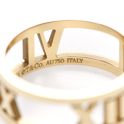 Tiffany 18K Yellow Gold Atlas Open Ring 52 6 5 of 6