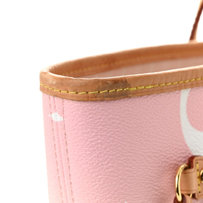 Louis Vuitton Monogram Giant By The Pool Neverfull MM  Light Pink 10 of 10
