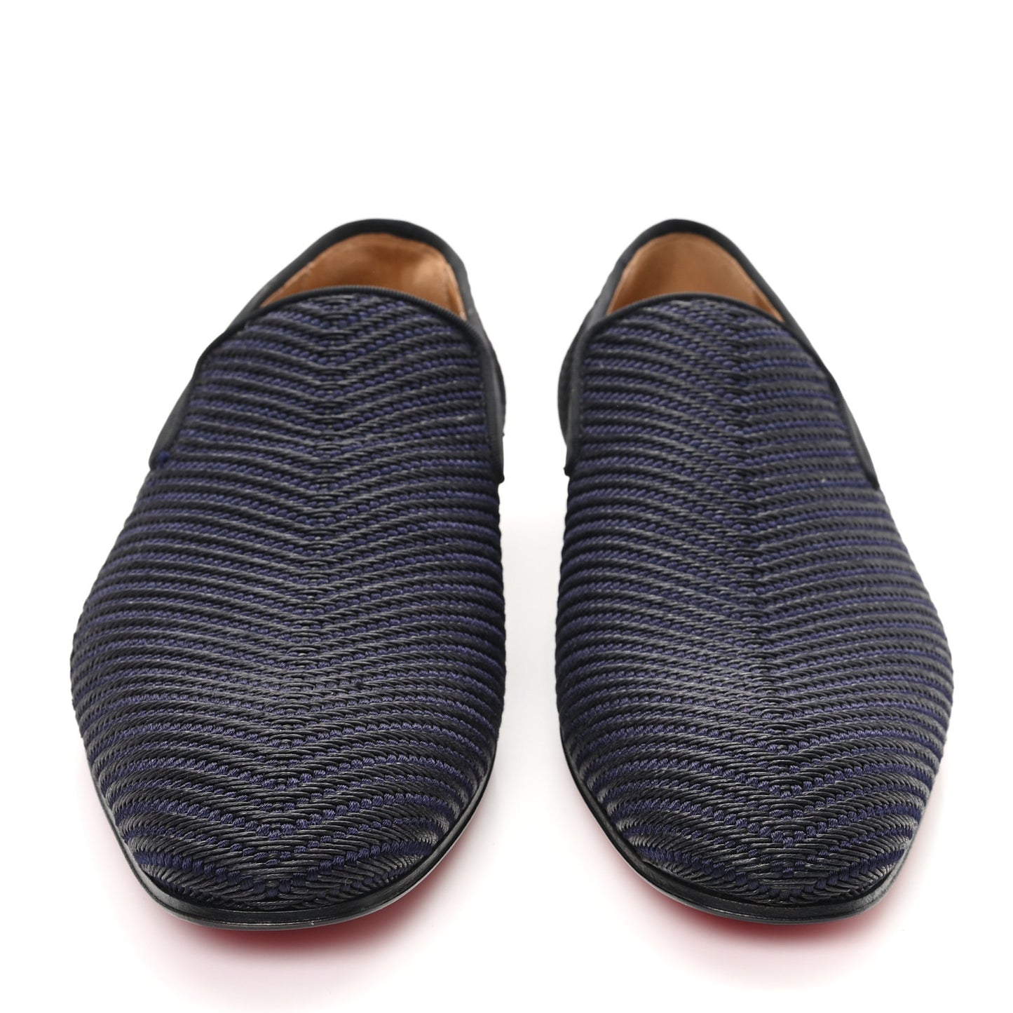 Tresse Cruising Mens Dandelion Flat Loafers 43 Black Navy
