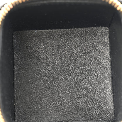 Saint Laurent Lambskin Cassandre Matelasse Carre Mini Cube On Chain Black 5 of 9