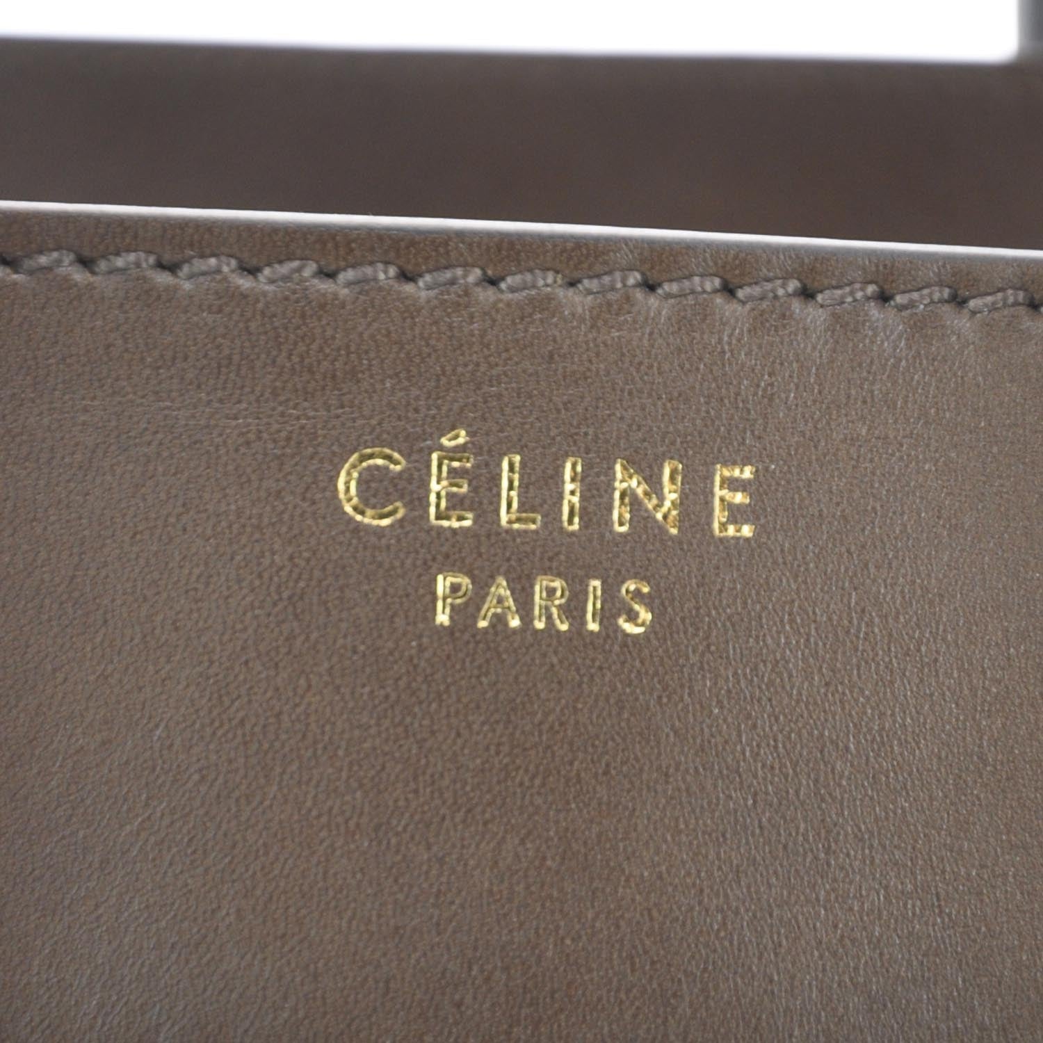 Celine Python Mini Luggage Honey 8 of 10