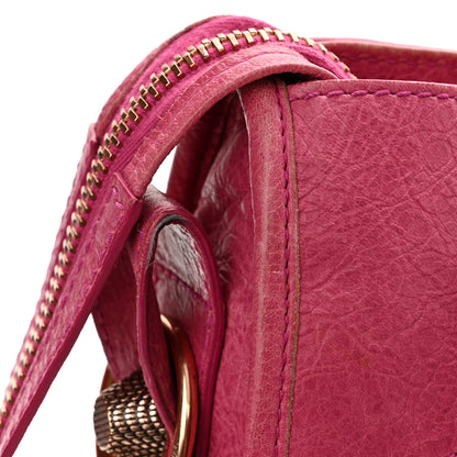 Balenciaga Agneau Giant 21 Rose Gold Hardware City Cyclamen Fucsia 16 of 16