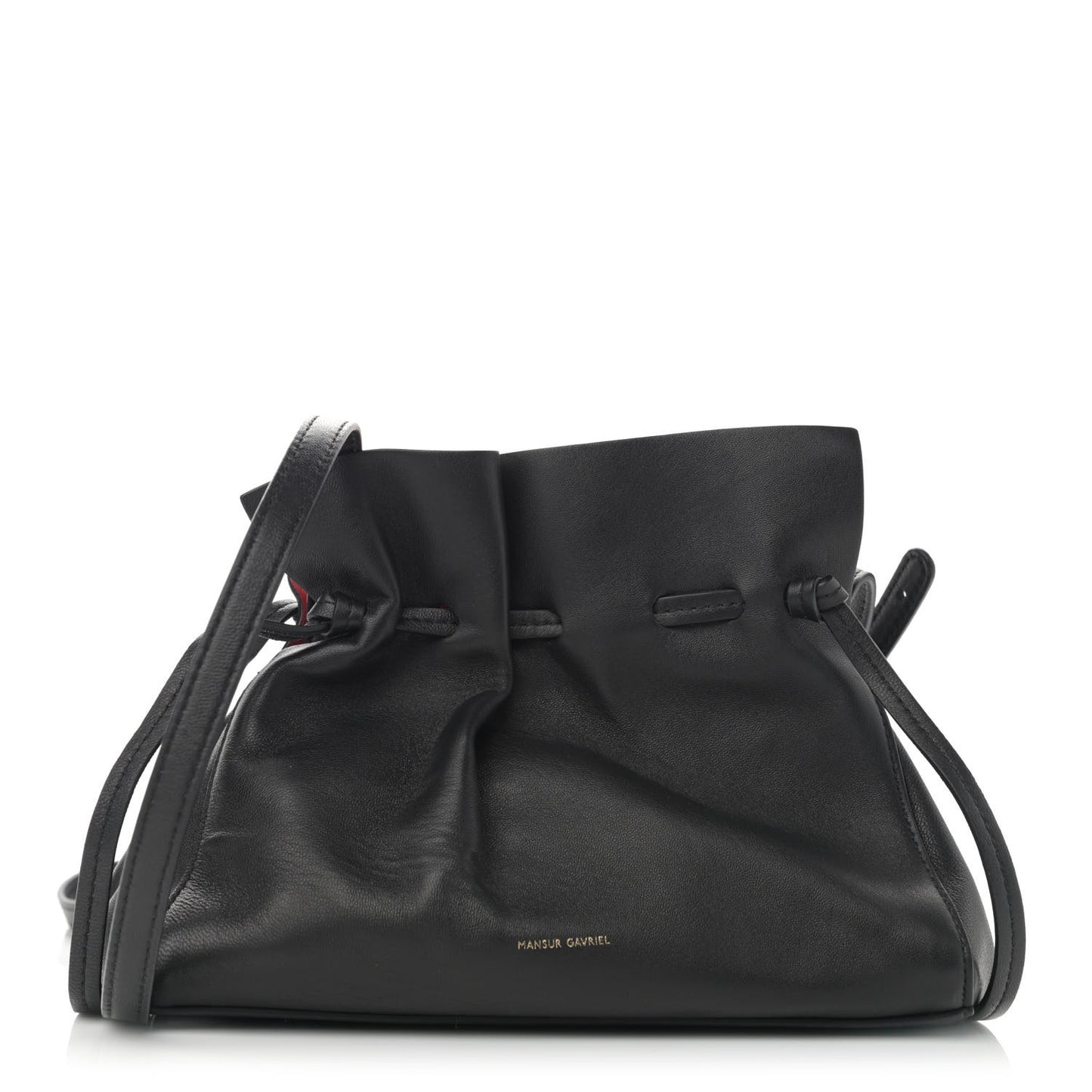 Lambskin Mini Protea Bag Black Flamma