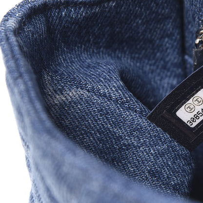 Chanel Denim CC Quilted Mini Square Flap Blue 7 of 11