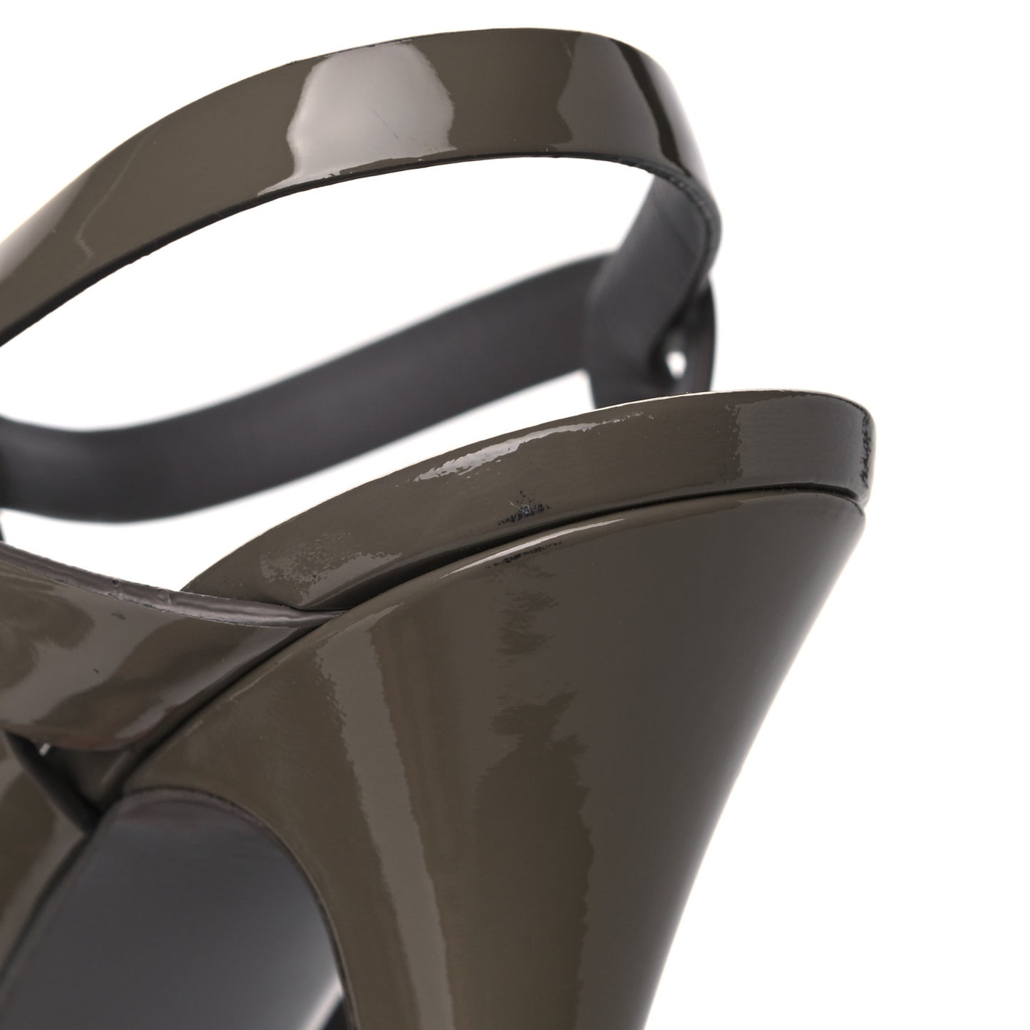 Patent Tribute 105 Platform Sandals 40.5 Fog