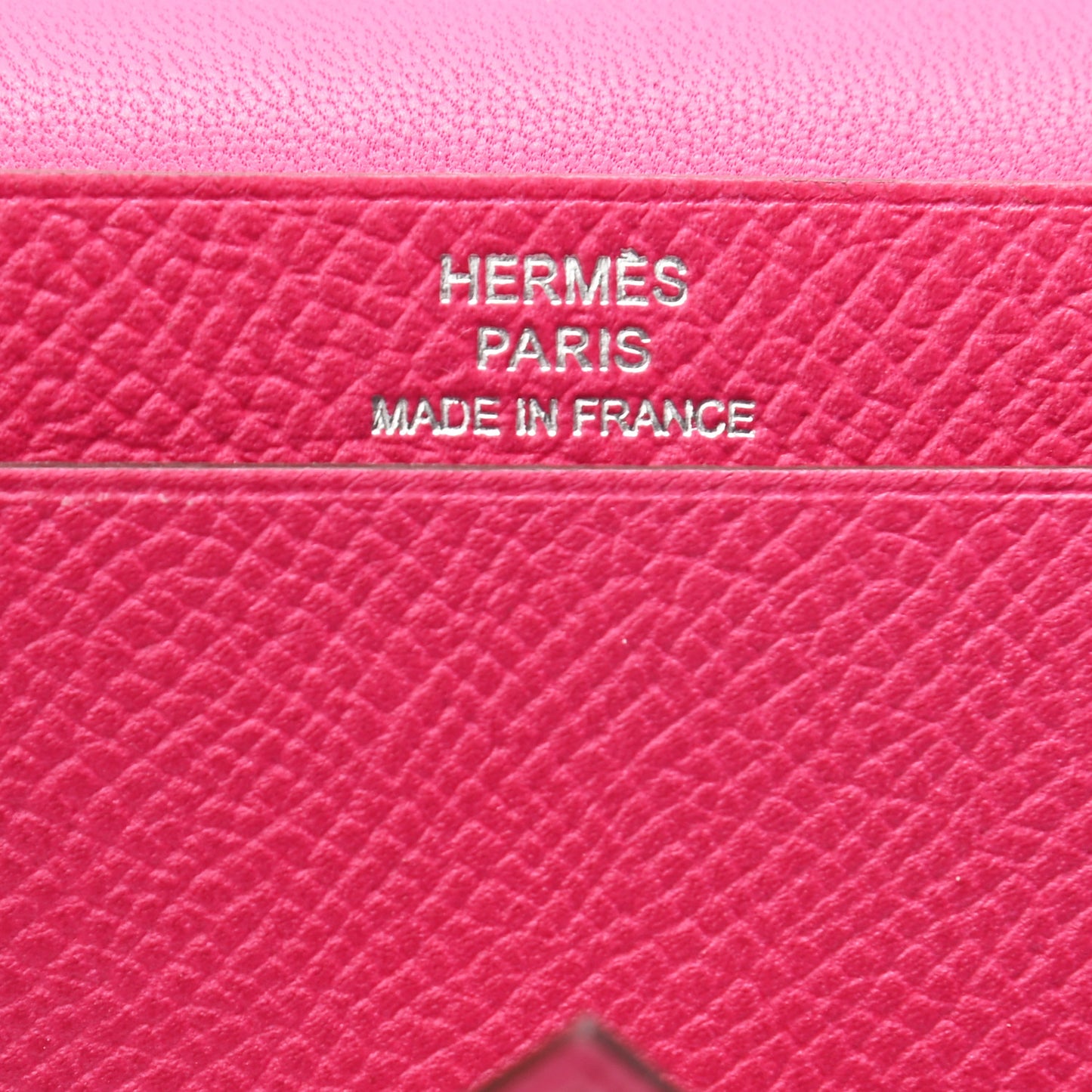 Epsom Bi-Color Bearn Card Holder Wallet Tosca Rose Tyrien