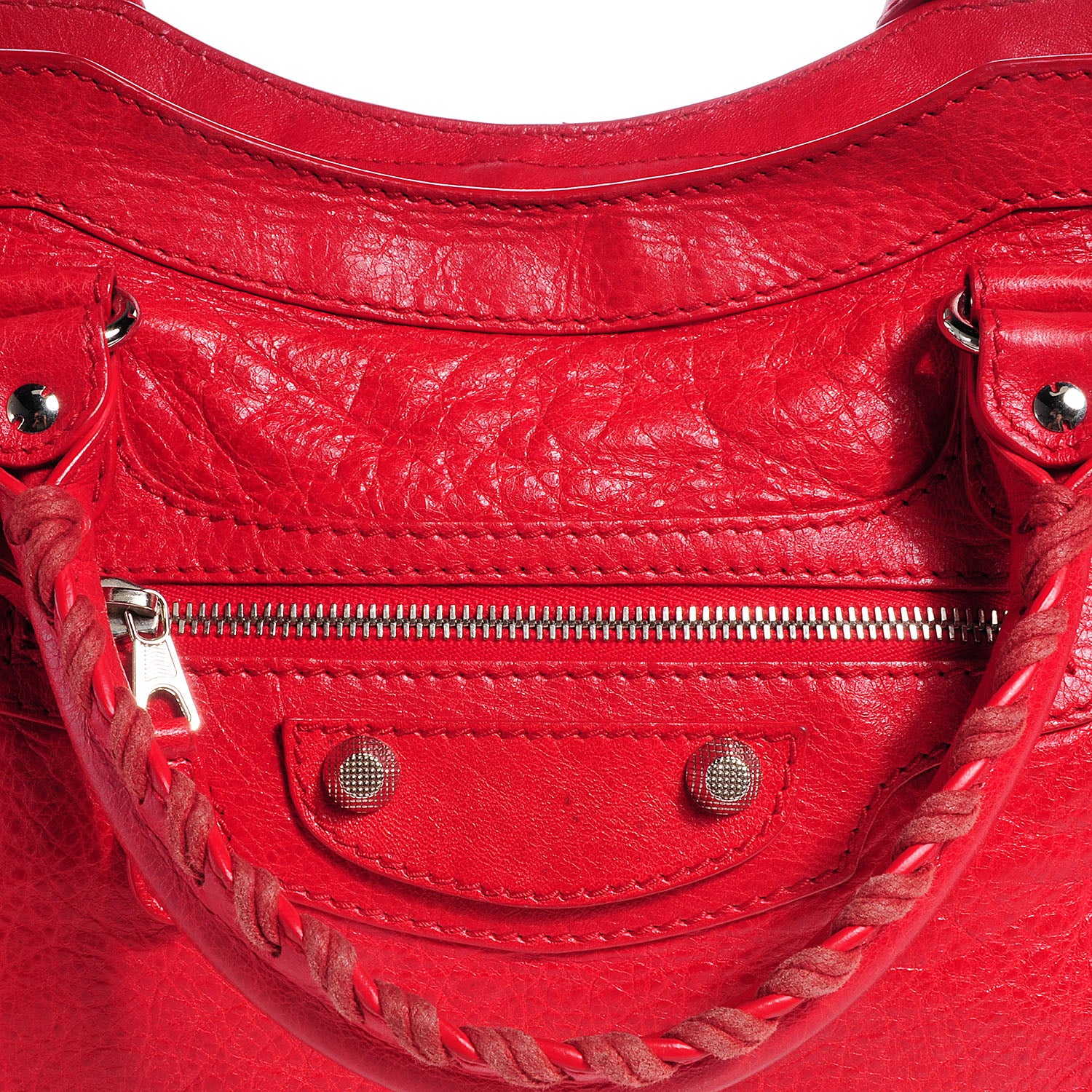 Balenciaga Agneau Giant 12 Silver Hardware City Coquelicot 10 of 13