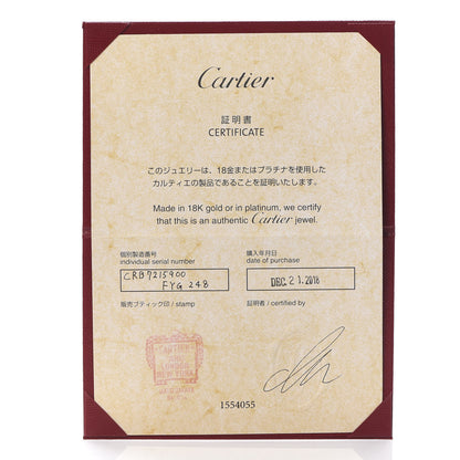 Cartier 18K White Gold Diamond SM D'Amour Pendant Necklace 6 of 7