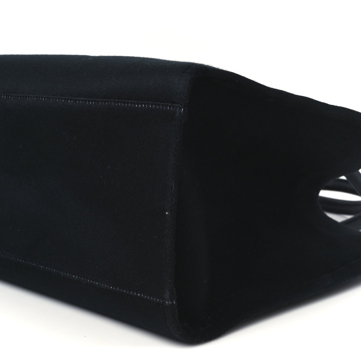 Canvas Calfskin Large Medusa Pop Cabas Tote Black