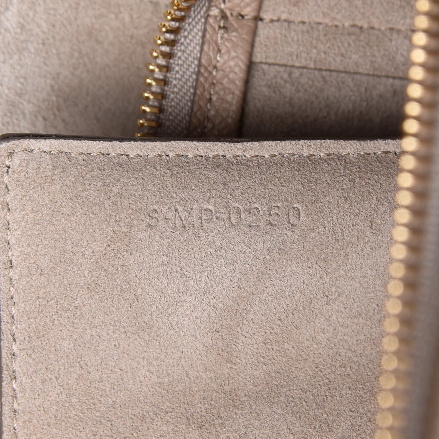 Grained Calfskin Micro Belt Bag Light Taupe